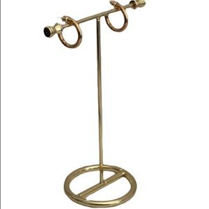 14k Gold Plated Earrings + Gold tones earrings